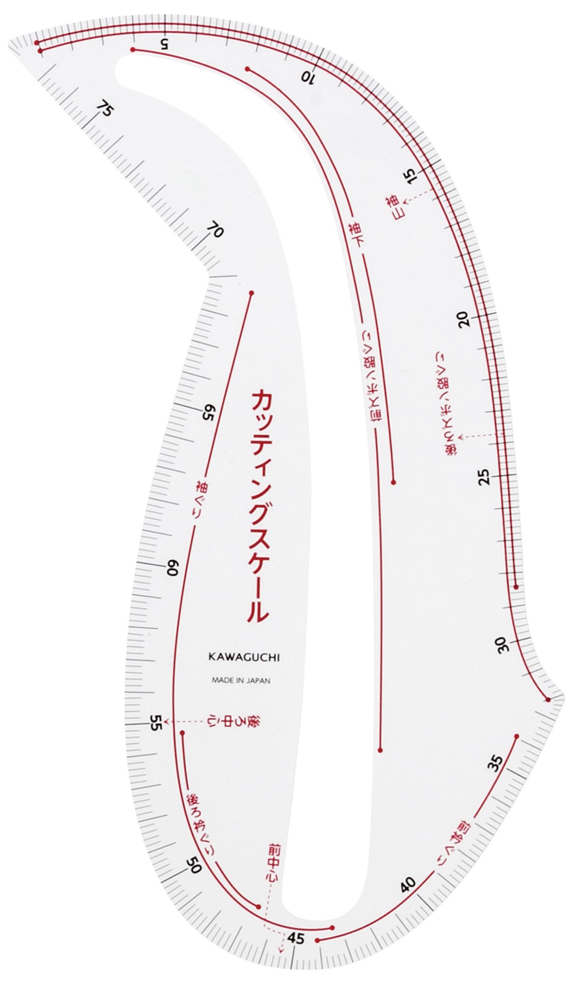 Amazon.co.jp: KAWAGUCHI カッティングスケール 透明 : ホビー